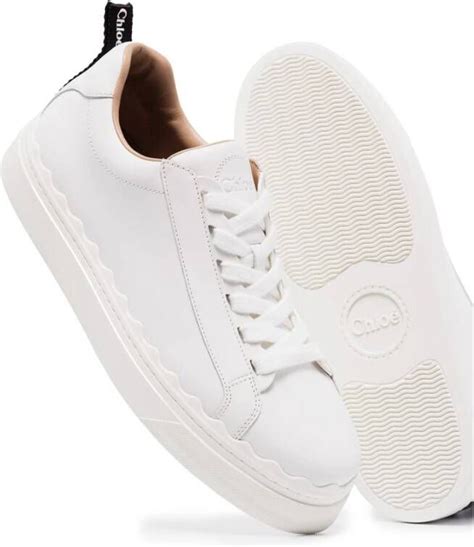 chloe sneakers dames wit|chloe platform sneakers.